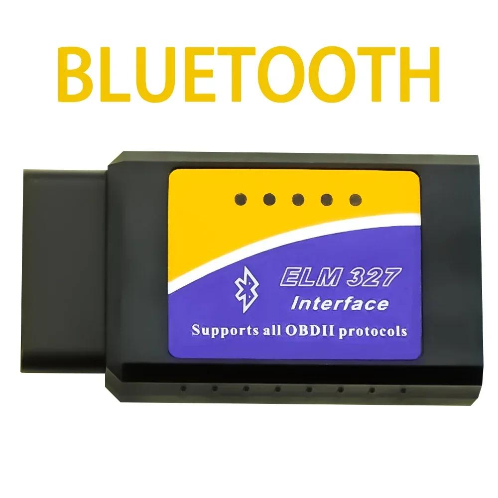 OBD2 Car Scanner Mini ELM327 Diagnostic Adapter Tester Wireless WIFI Bluetooth Car Diagnostic Tool Code Reader for Android IOS