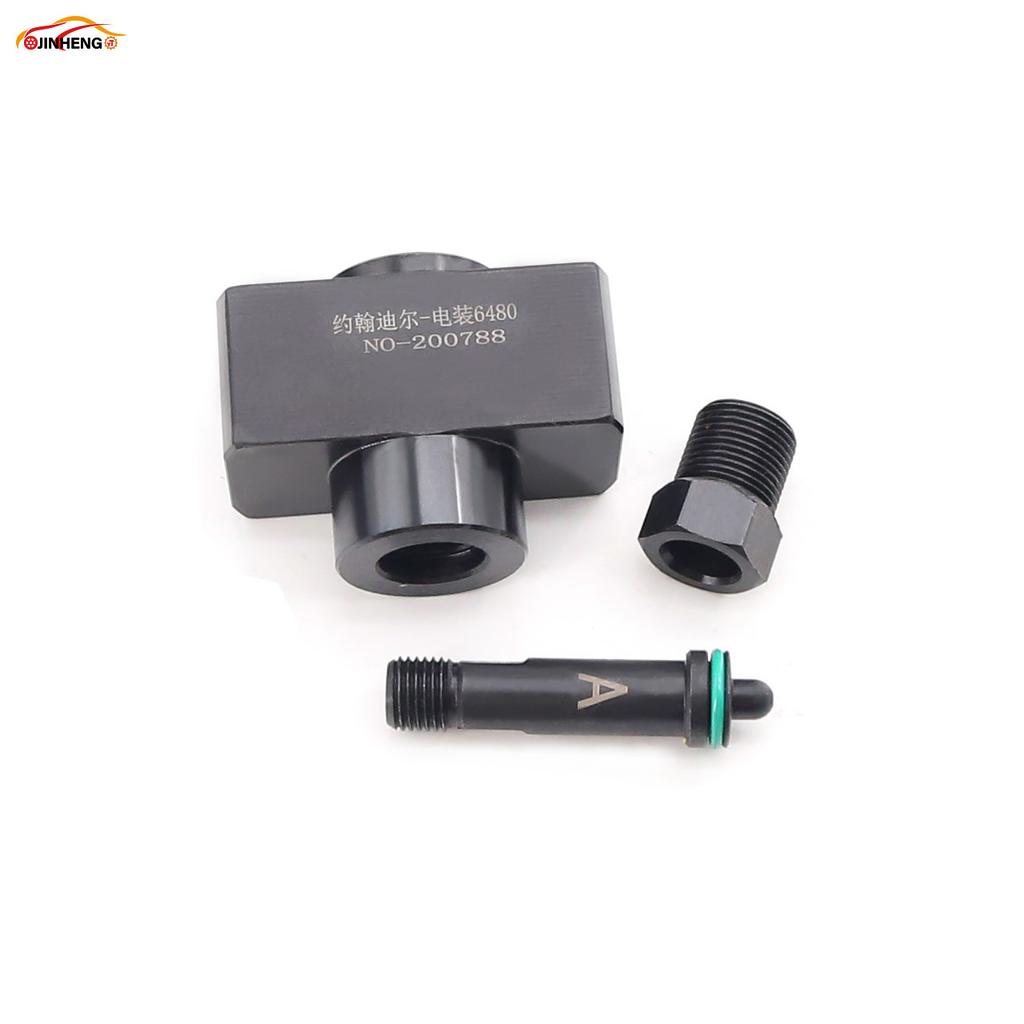 CRIN Injector Oil Return Fixture Clamp Adaptor Repair Tool For DENSO 095000-6460 6480 John Deer 8530 Video Guide