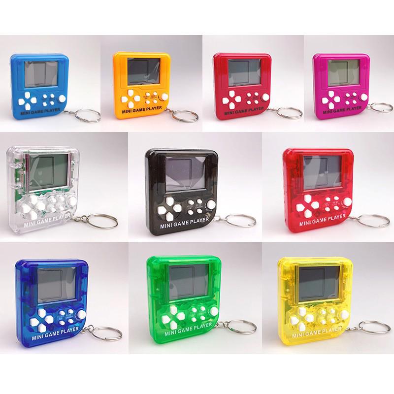 Handheld Whack-a-Mole Luminous Tetris Keychain Toy