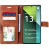 Coque pour Xiaomi Redmi Note 13 Pro 5G - Antichoc - Effet Cuir - Poche à Cartes