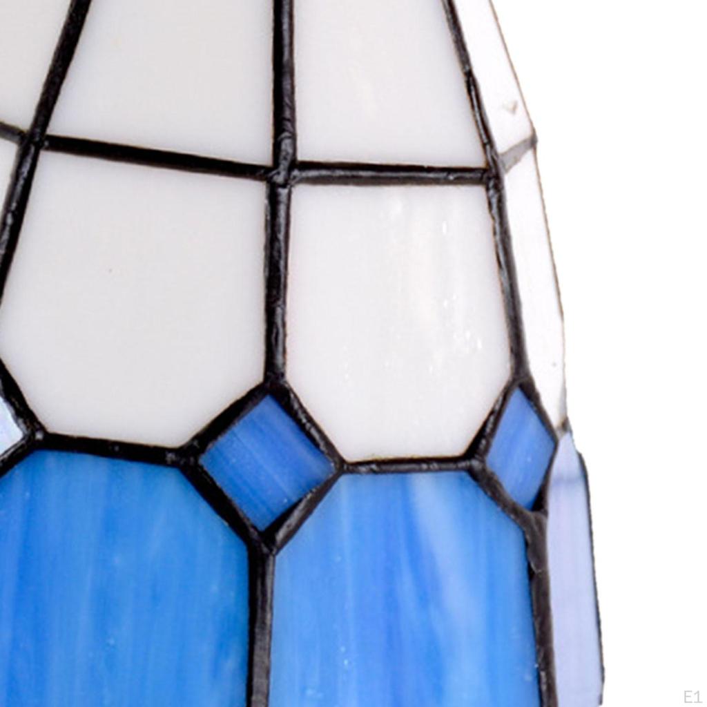 Chandelier Cover with Stained Glass for E27 Sockets Easy Installation Light Shade