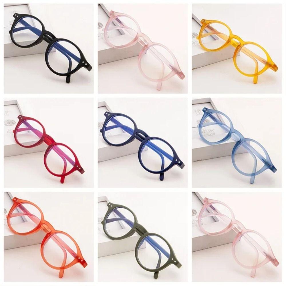 New Fashion Anti-blue Light Glasses Kids Round Frame Computer Glasses Vintage Boys Girls Protection Eyeglasses