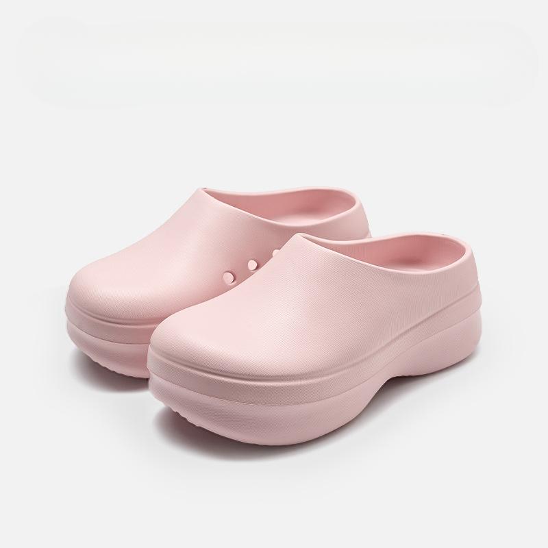 New Style of Shoes: One-step Height-increasing Thick-soled Outdoor Waterproof Flip-flops