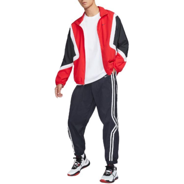 Nike Jackets Men's Red Stand Collar Moderate Other FZ0249-657
