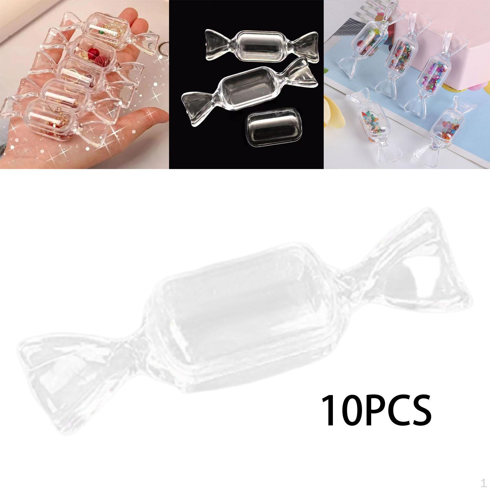 

10 шт., футляр для хранения ювелирных изделий, органайзер, нежная коробка для конфет, подарочная брелок для путешествий Style B