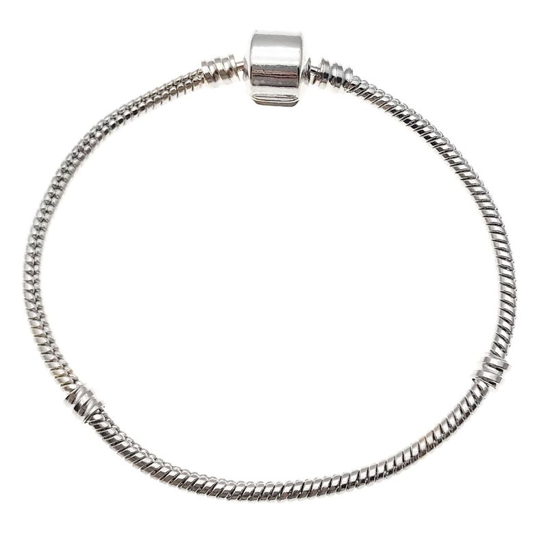 

Panjiafeng Модные DIY Украшения Аксессуары Браслет из бусин 0cm Round buckle snake bone connection 19cm-13901