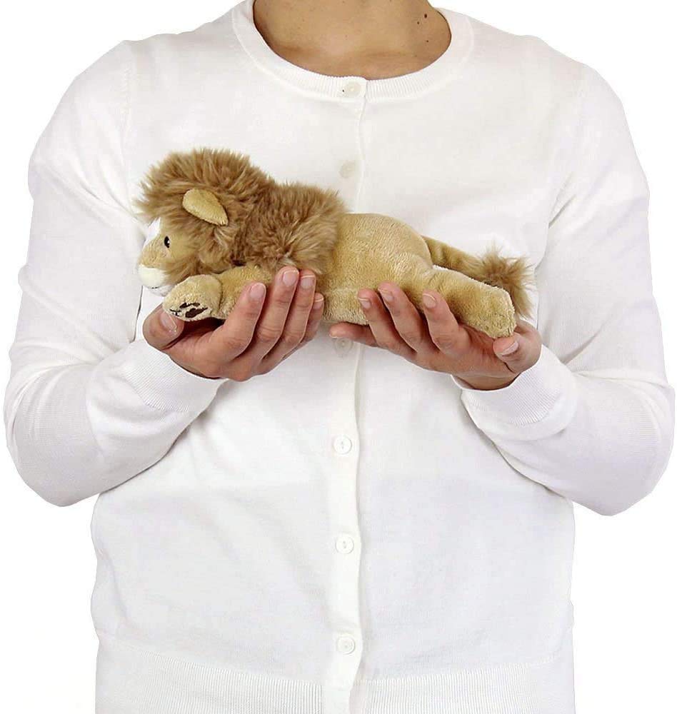Carolata Lion Plush Toy Down Realistic Animal Toy Doll Gift Present Birthday First Christmas Gift (Male/Lying Series/Soft Touch/Fluffy) Toy/Christmas