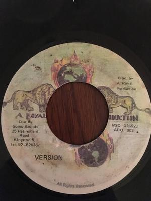 7inch Record FRED LOCKS  Old Man Says ARO002 A Royal Product Jamaica Reggae Ska  Dub Used