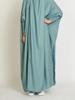 Designer Vintage Solid Loose Long Sleeve Dress Women Elegant Casual Natural Ruffle One Piece Dresses Female National Wind Hooded Blouse Clothing