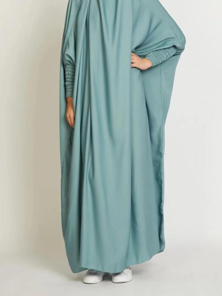 Designer Vintage Solid Loose Long Sleeve Dress Women Elegant Casual Natural Ruffle One Piece Dresses Female National Wind Hooded Blouse Clothing
