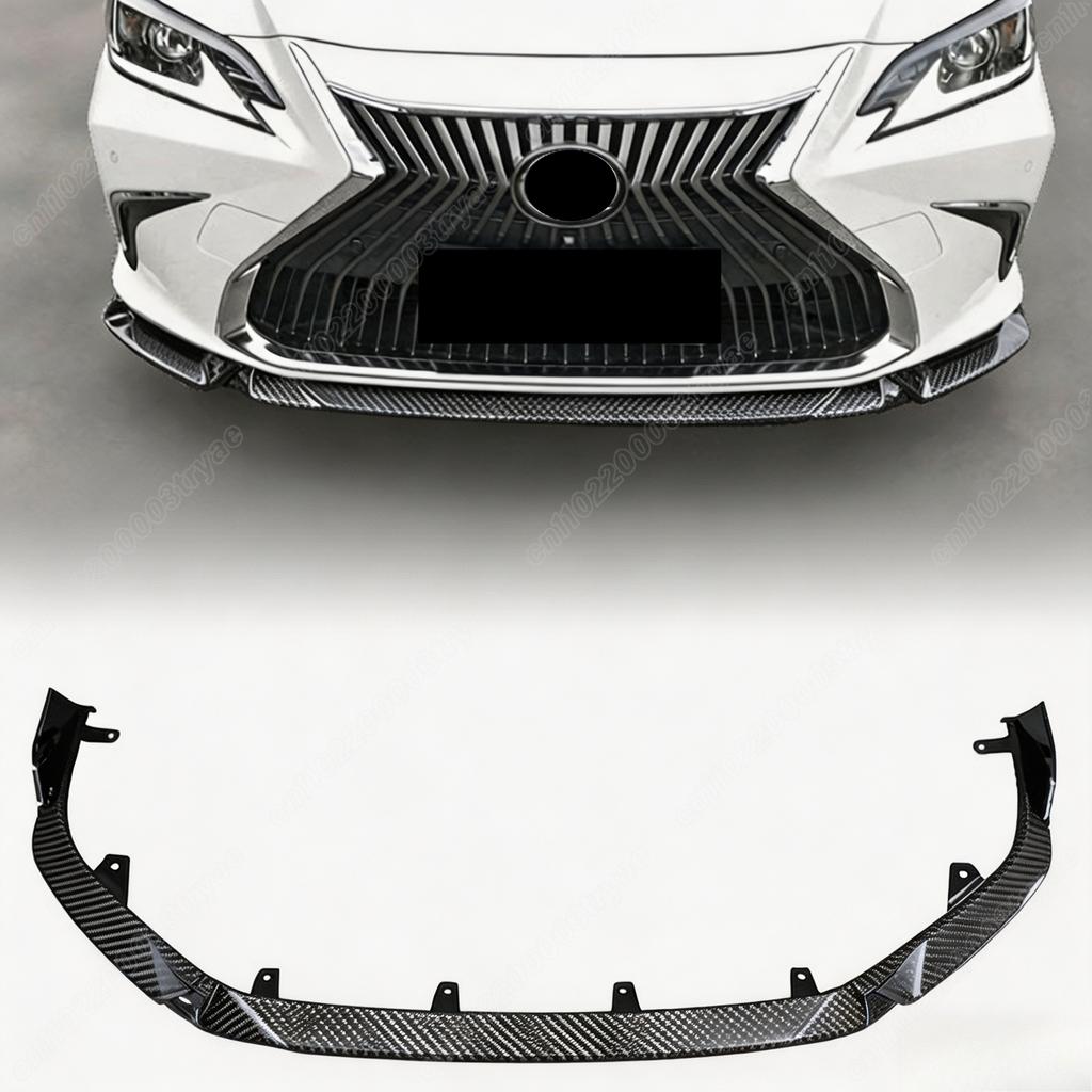 For Lexus ES 2018 2019 2020 2021 2022 Automobile Front Bumper Splitter Lip Chin Decorative Spoiler Automobile Body Modification