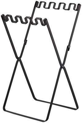 Yamazaki Jitsugyo Müllsack-Ständer aus Plastik, Schwarz, B33 x T31 x H60 cm, Turm 7909 & Ca.