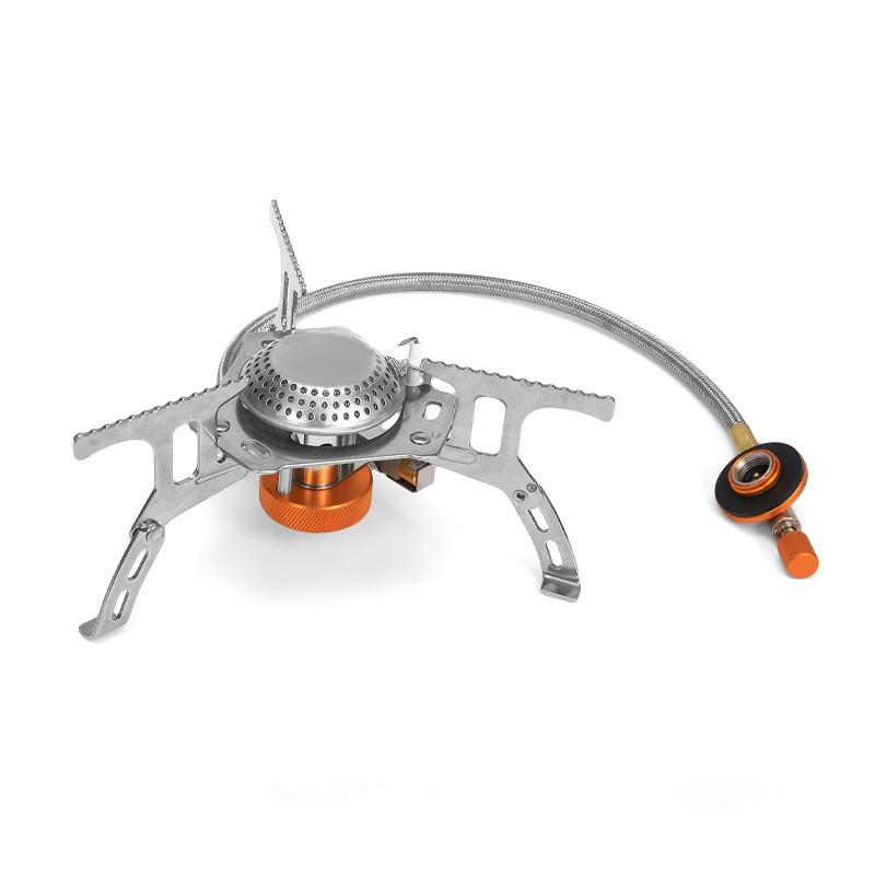Portable Windproof Outdoor Picnic Stove, Thickened High-Quality Split Head, Ideal for Camping and Fishing.