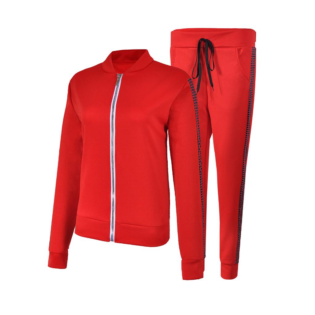 Set Două Piese Femei Ținute Toamnă Trening Femei Fermoar Top Pantaloni Costum Sport Casual Set Femeie 2 Piese