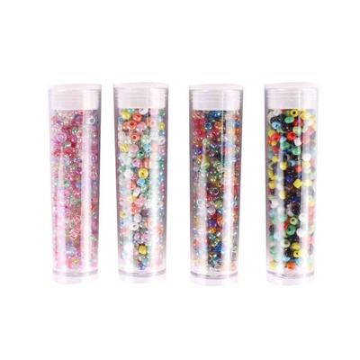 MégaCréa DIY - Seed Beads Tubes 8 G Multicolored 4 Pieces