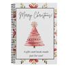 Libro de Tarjetas de Regalo de Navidad con Espiral Cuaderno de Regalo de Navidad DIY Celebración en Casa