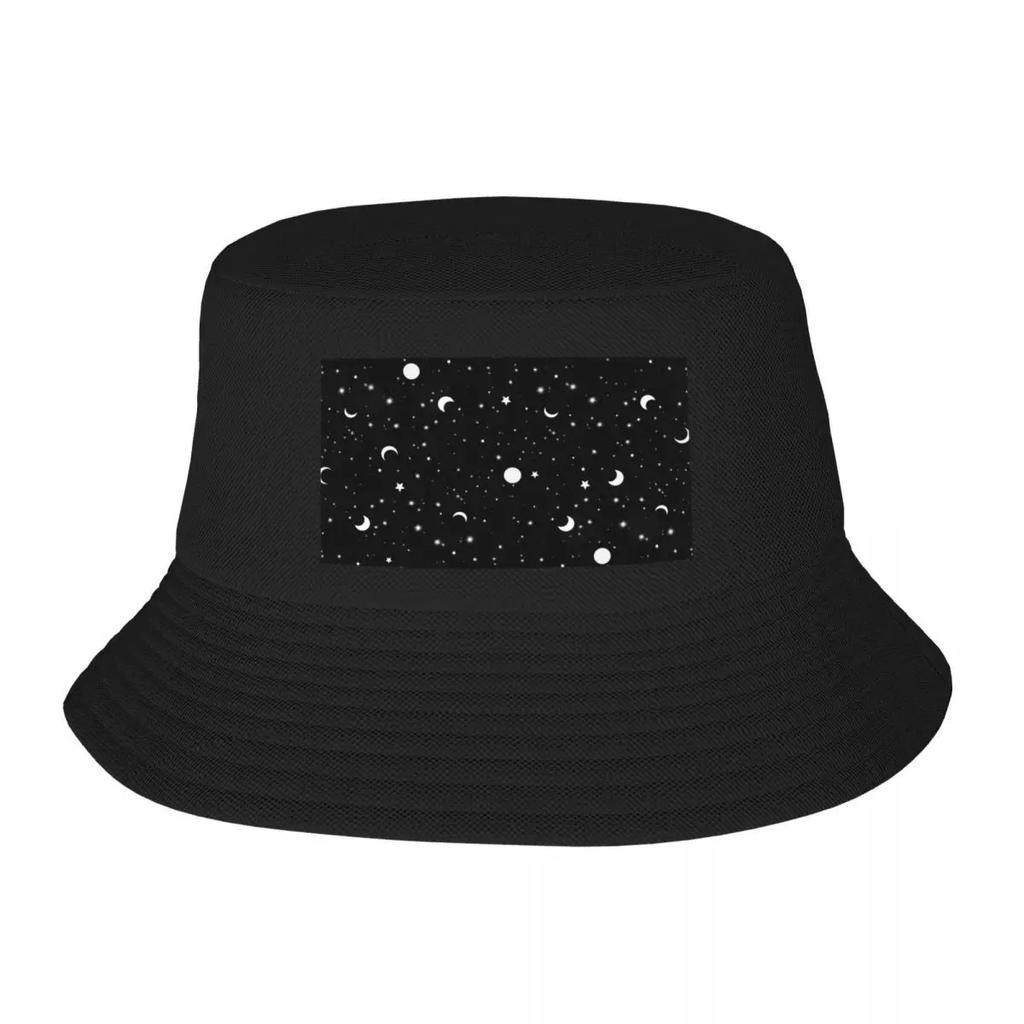 New Black Universe Bucket Hat Snap Back Hat Fashion Beach Hat Unisex Womens