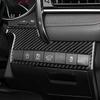 Real Soft Carbon Fiber For Toyota Camry 2018 2019 2020 2021 2022 2023 2024 LHD RHD Car Headlight Switch Button Panel Accessories.