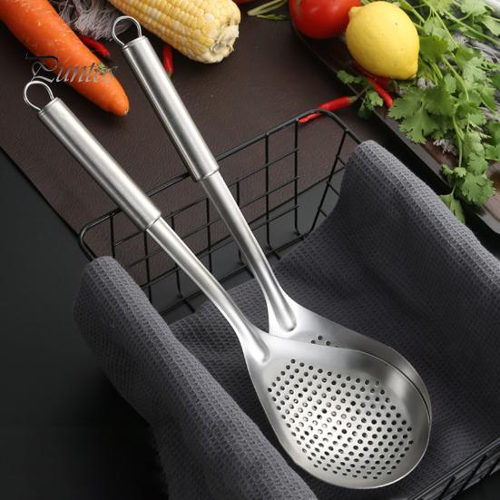 Praktické husté otvory Design Stříbrná barva Naběračka Kuchyňská lžíce Sítko Naběračka Naběračka Nástroj na vaření Kuchyňské doplňky