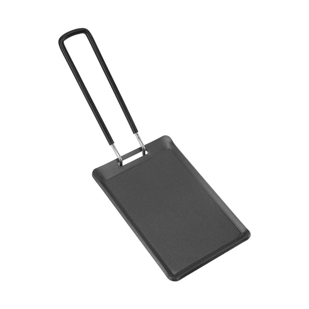 Iron Camping Grill Plate Black Outdoor Roaster Easy Storage Nonstick Frying Tray Outdoor Use чёрный