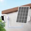 10W Camera Solar Panel Charger Waterproof Camera Solar Panel 360° Adjustable Wall Mount for Ring Stick Up Cam and Spotlight Cam