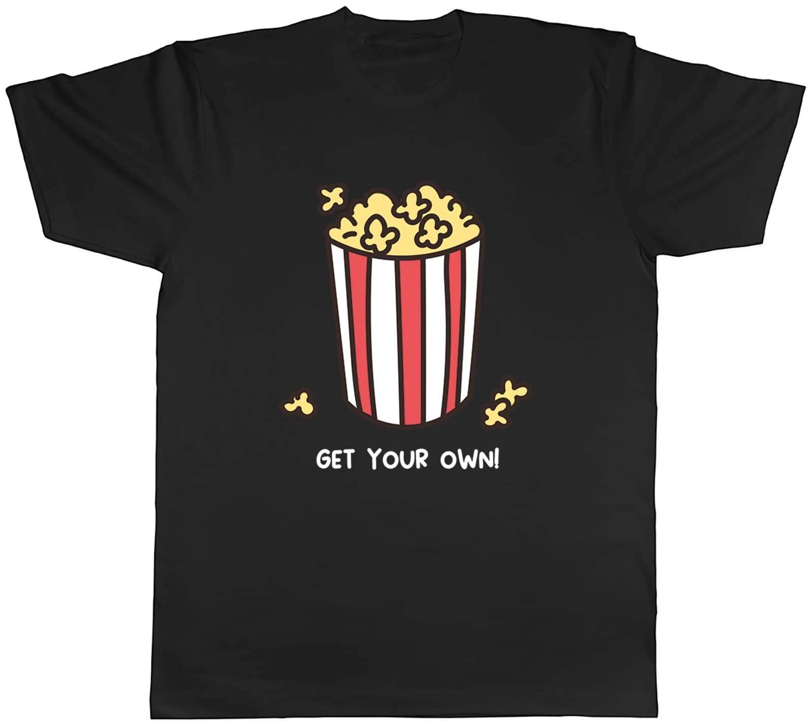 Get your Own Popcorn Mens T-Shirt Popcorn Day Cinema Movies Film Tee Gift XXXL
