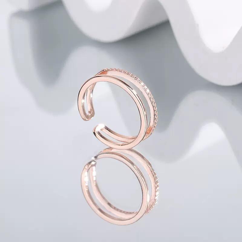 Xiaomi BF CLUB 925 Sterling Silver Ring For Women Jewelry Shinning Stars Open Vintage Handmade Ring Allergy For Party Birthday Gift
