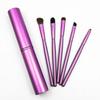 5PCS/Set Makeup Brushes Wood Handle Eye Shadow Brush Mujer Maquillajes Eyebrow Brush Cylindrical Small Pen Beauty Make Up Tool