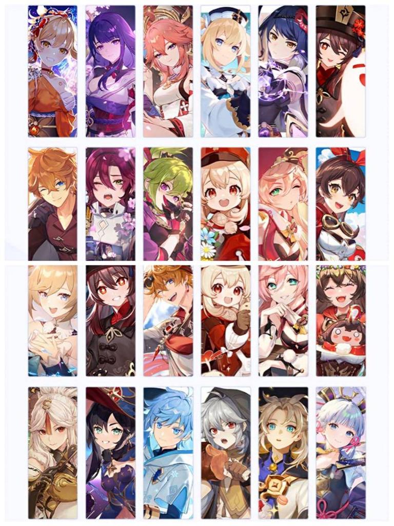 [USED] Official Genshin Impact Artbook Vol.2: Tartaglia, Zhongli, General Raiden, and Arlecchino