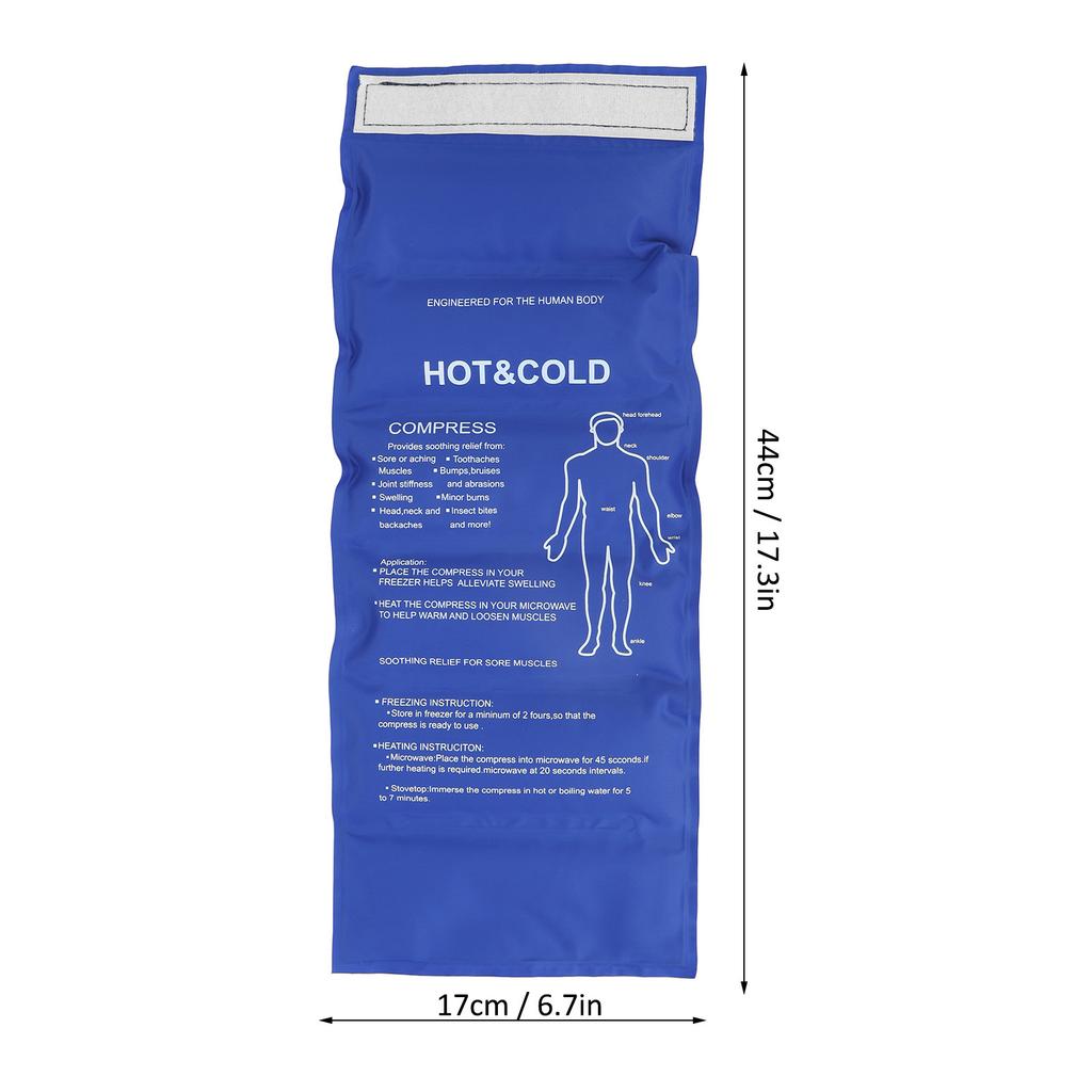 Hot Cold Ice Packs Pain Relief Emergency Cooling Gel Ice Pack with Adjustment Straps for Injuries Shoulder Knee Back Pain