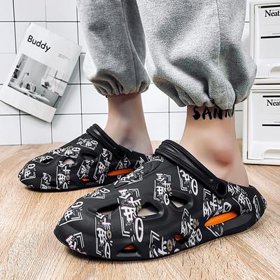 Plus Size 46 New Men's Slippers Summer Outdoor Thick Soles Non-slip Beach Shoes Casual Sandals Eva Soft Slippers Gardern Clogs