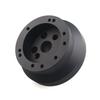 5&6 Hole Steering Wheel Hub Adapter for Chevy GMC Truck 1969-1994, Black