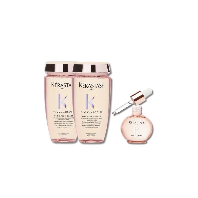 Kérastase Glaze Rose Hair Care Set