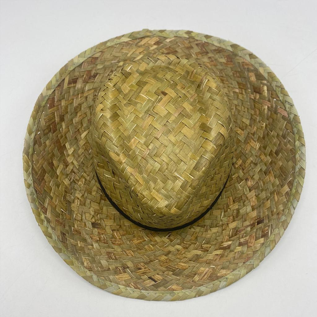 Woven Straw Hat Beach Sun Hat Hollows Out Sunhat Stylish Wide Border Hat for Men and Women