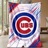 Chicago Cubs Flanell Fleece Decke Gemütlich Warm Überwurfdecke für Sofa Bett Reise Ganzjahresgebrauch
