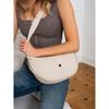 Beige Damenhandtasche aus Polyester an einem verstellbaren Riemen - Peterson