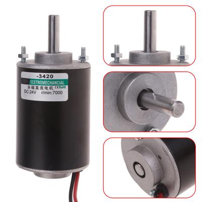 12 V/24 VDC Permanentmagnet-Hochgeschwindigkeitsmotor mit Vorwärts- und Rückwärtsgang, kleiner Motor, Drehzahlregelungsmotor, 30 W, Hochgeschwindigkeit, langlebig