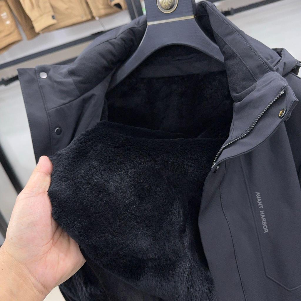 H Family Hooded Jacket: Stylish, Casual, Versatile with Detachable Lining - Model 4Y003A