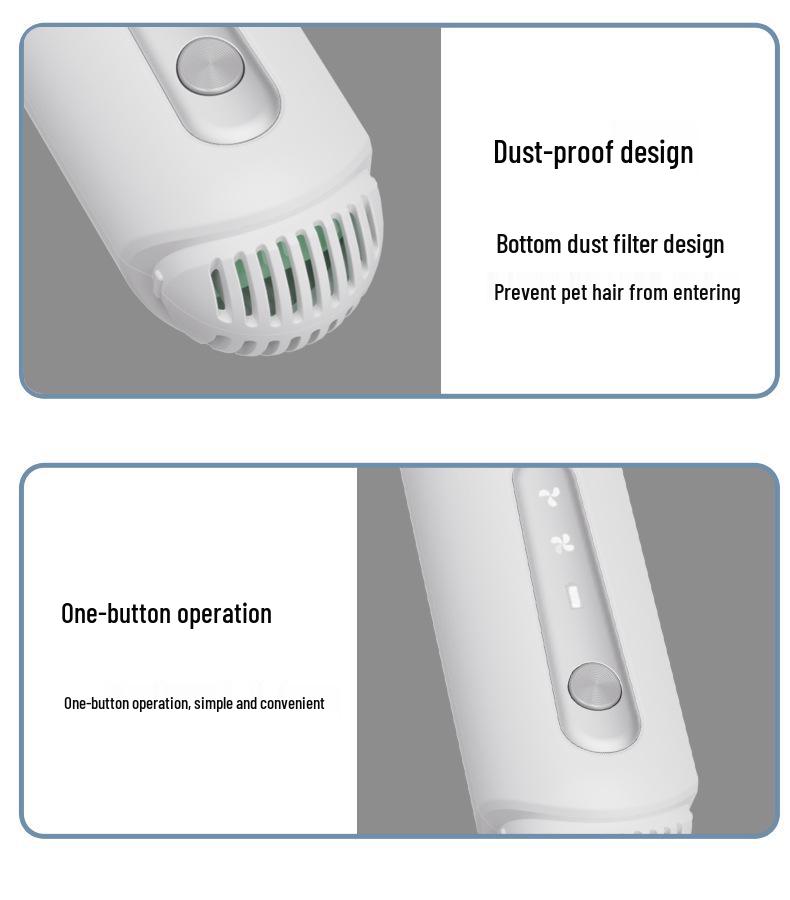 4-in-1 Multifunctional Pet Hair Suction Comb for Dogs and Cats