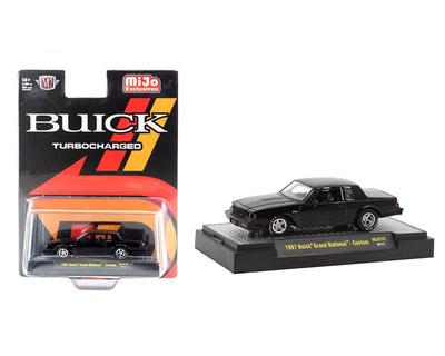 M2 Machines Scale Buick Grand National 1987 Black GRAND NATIONAL MiJo Exclusive Diecast Car 1/64 [Used]