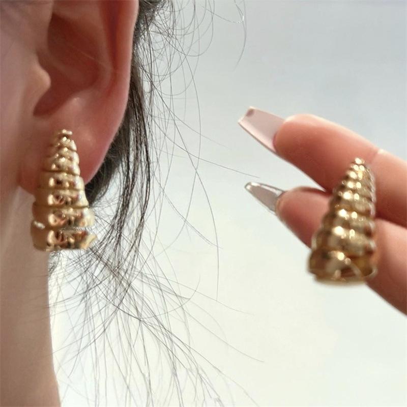 

Милые Крутые Простые Спиральные Клипсы-Капельки Воды Модные Серьги Без Проколов Ушей