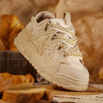 Anti Slip Sneakers Man Fashion Outdoor Youth Tide Bread Shoes Male Board Class Footwear Autumn Casual Shoes for Mens Comfortable