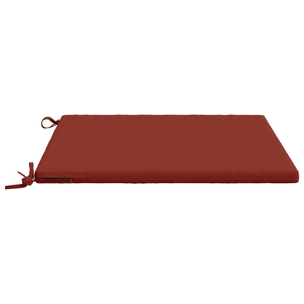 1 Piece Seat Cushion SOEST 100percent Polyester Red 60 X 60 X 3 Cm