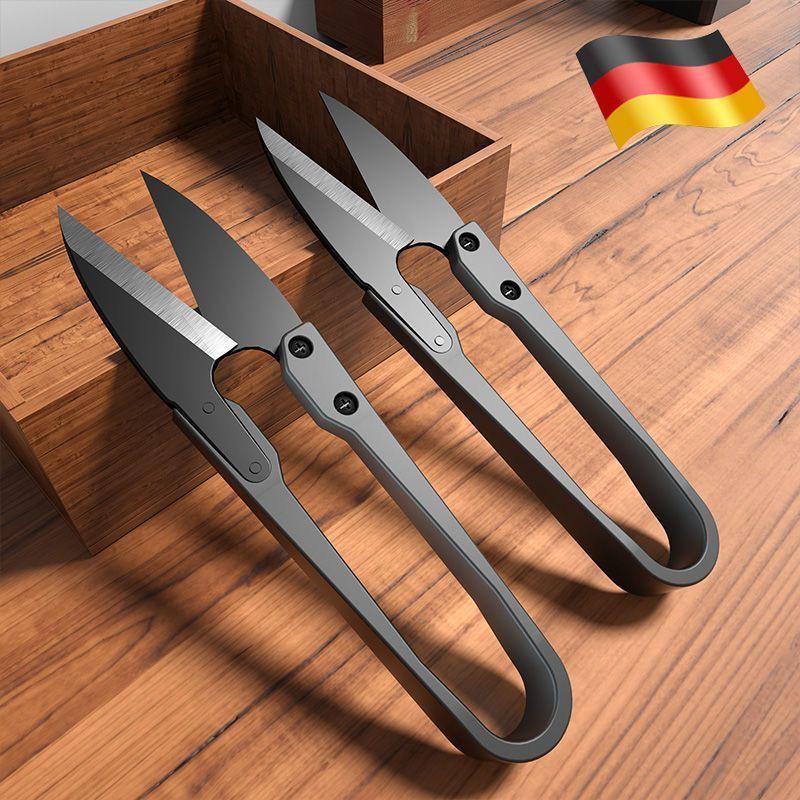 German Handmade Tailor's Sewing Scissors: Large Stainless Steel Spring for Fabric & Paper Cutting