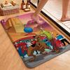 Scoobydoo Gang Together Theme Rug Soundproof Noisereducing Carpet For Living Room Bedroom Office Home Decor Birthday Gift