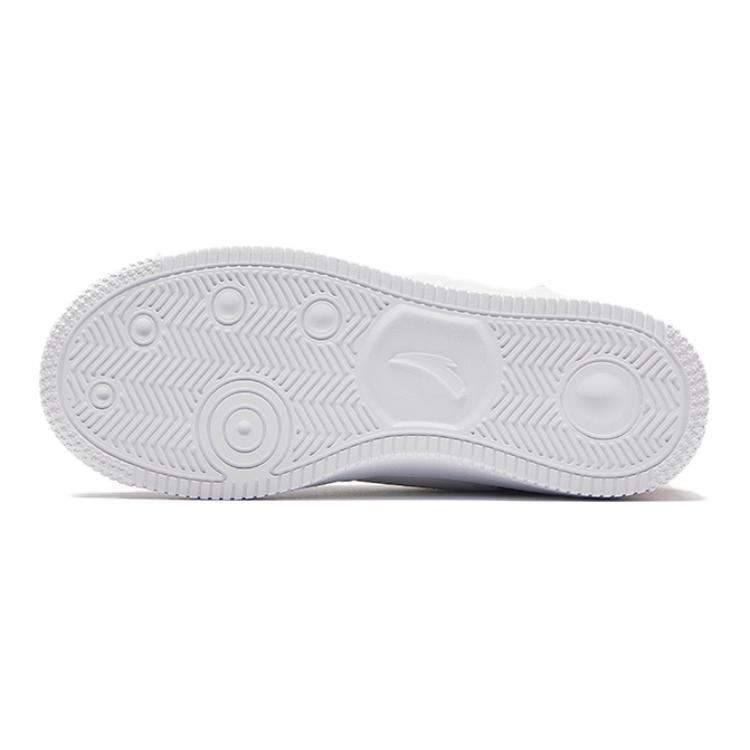 Anta Comfortable Versatile Wear-Resistant High-Top Kids Skate Shoes Kids Sneakers Platinum A22438004-2