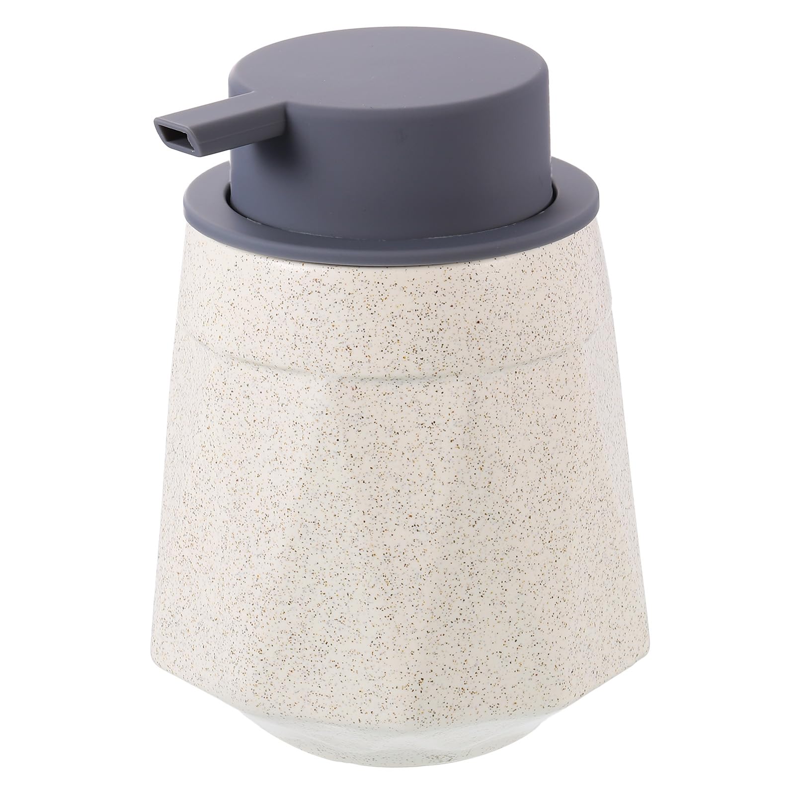 

uxcell Дозатор для пенного мыла Керамический насос для пенного мыла для ванной комнаты 400 мл Бежевый