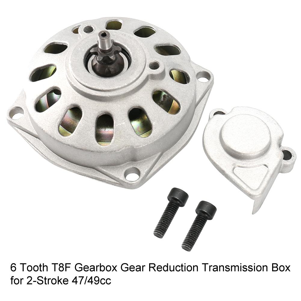 6 Tooth T8F Gearbox Gear Reduction Transmission Box for 2 Stroke 47 49cc