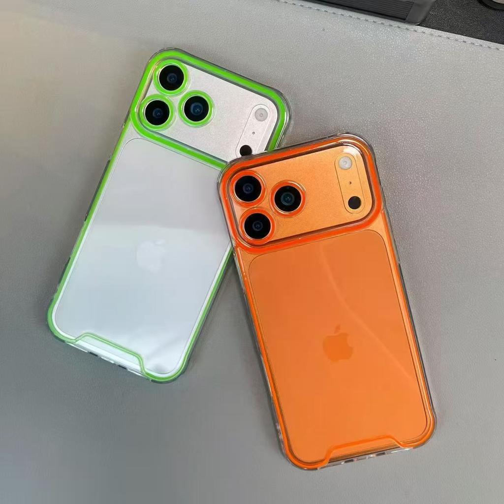 Night Lighting Soft Case For For Iphone 17 Air 16 1 14 Plus 13 12 11 Pro Max Phone Luminous Clear Silicone Shockproof Cover Funda