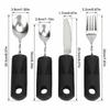 4Pcs Bendabl Weighted Silverware Non Slip Textured Eating Assistance  Parkinson Patients